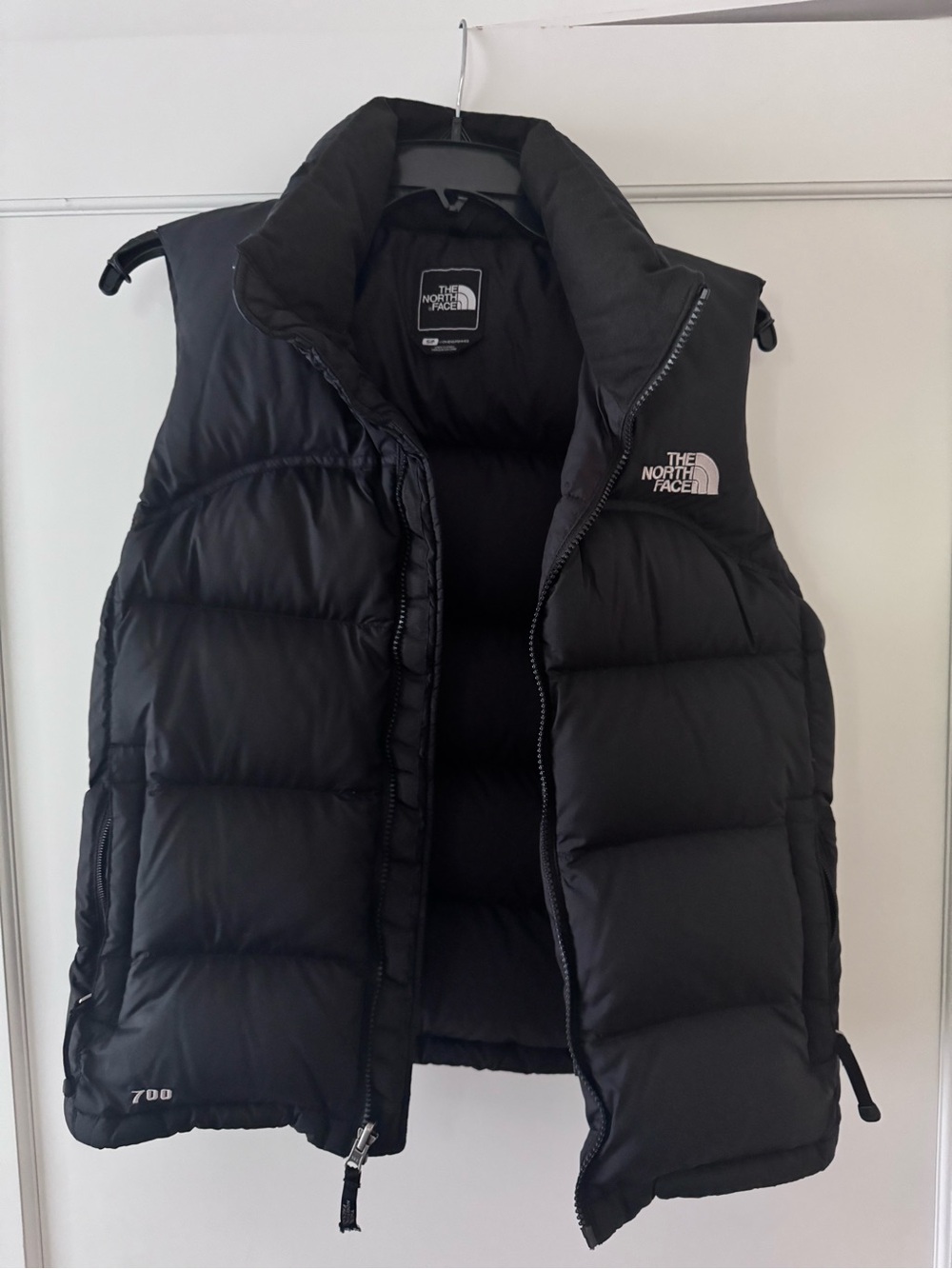 The North Face Women’s Black Puffy 700 Down Vest, Size S